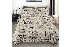 Pirate Bedding Vintage Skull Comforter Set