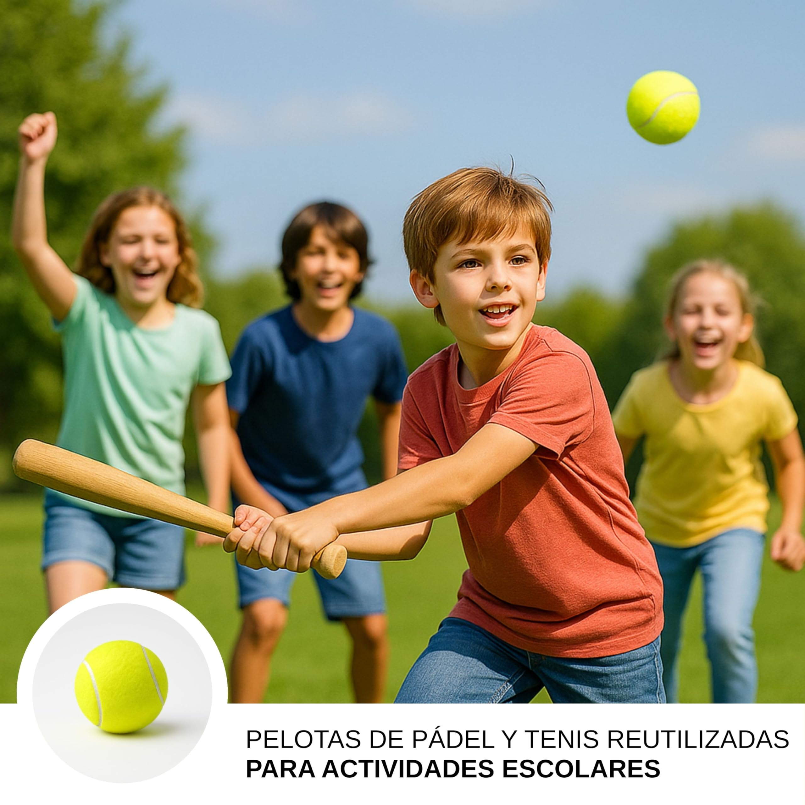 Bolas de pádel y tenis recicladas – 72 unidades – Bolas de pádel y tenis para entrenamiento y perros – Ideal para jugar, deporte y secadora