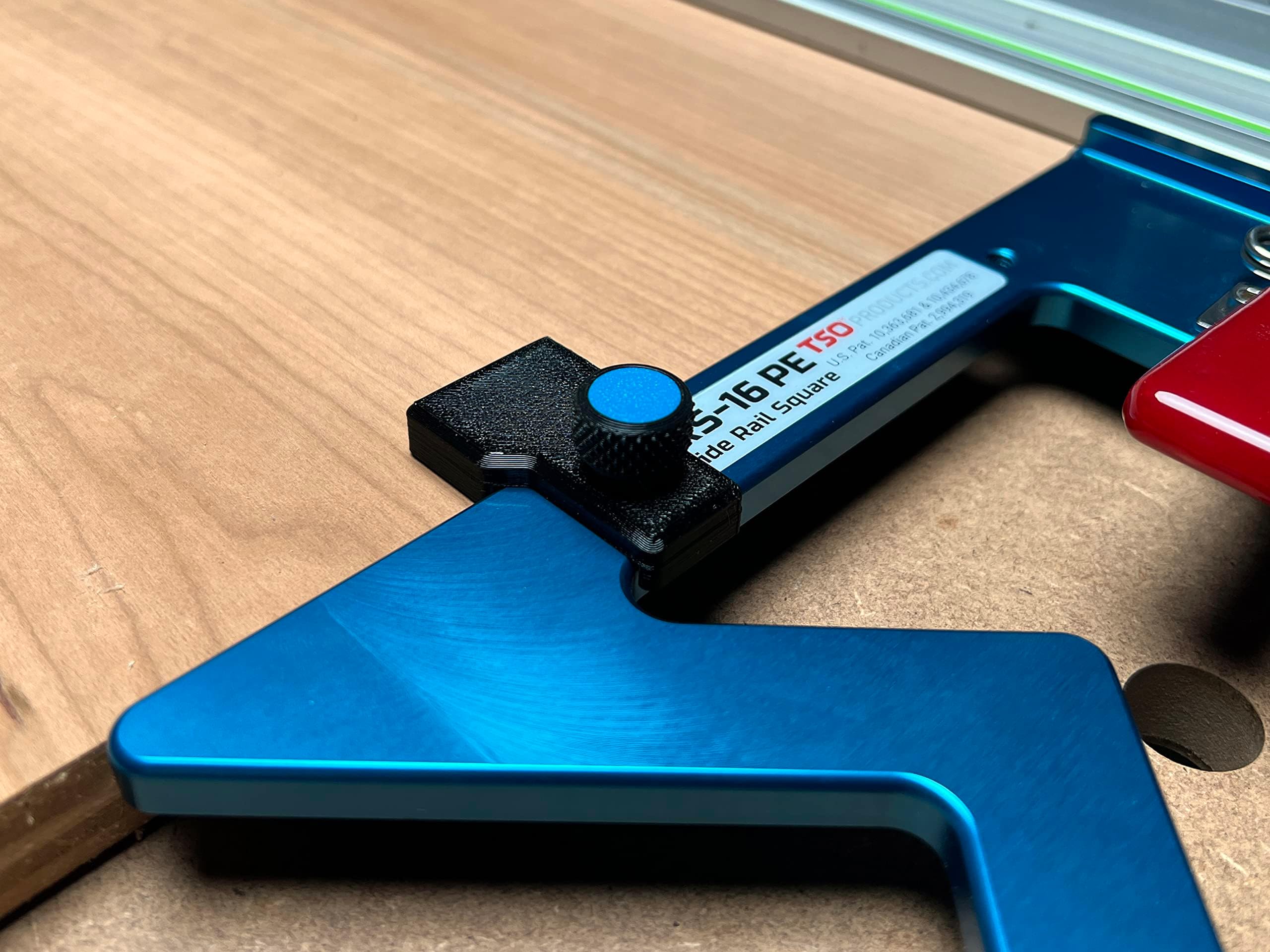 ToolCurve Anti-Tip Support Tab Compatible with TSO Guide Rail Square