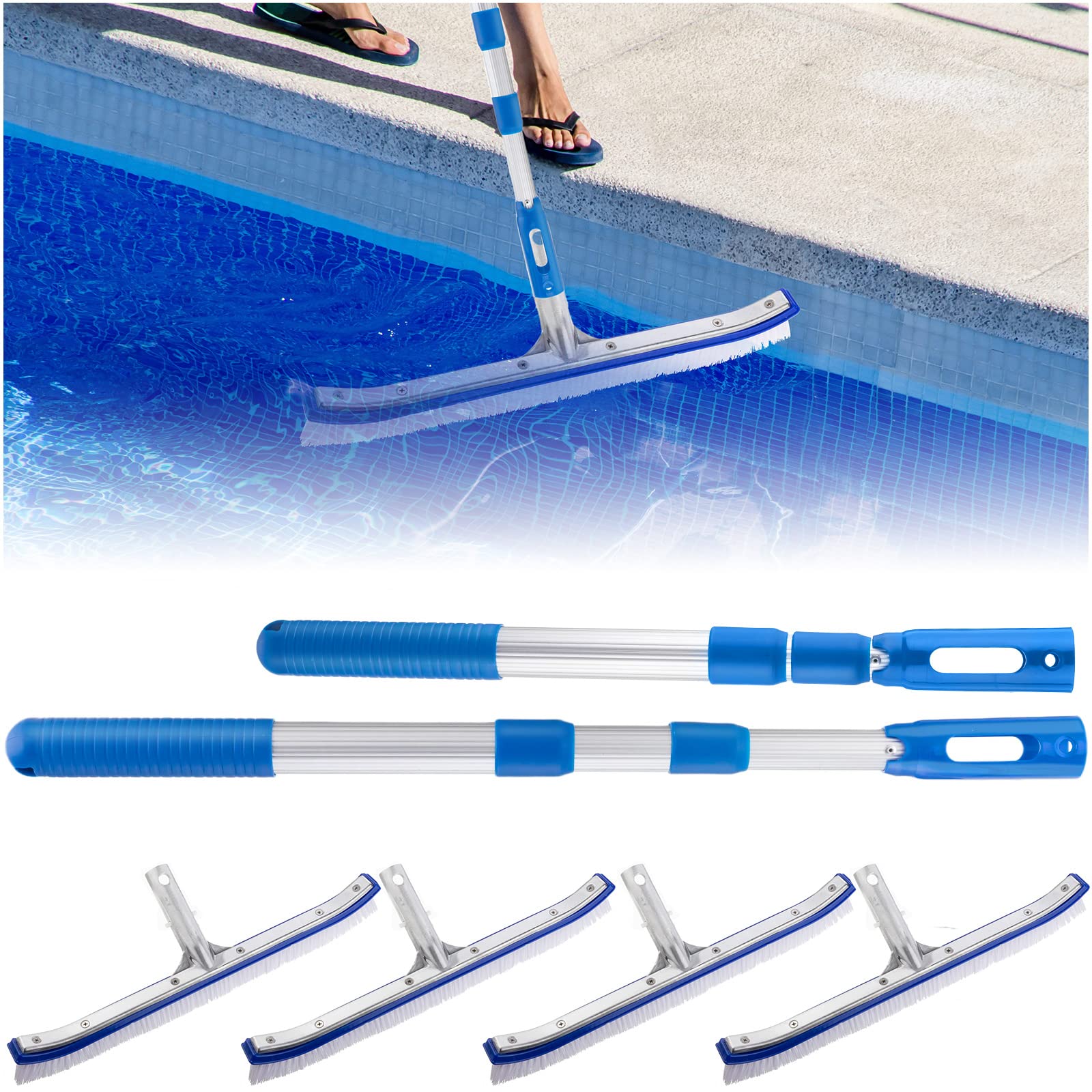 Pinkunn Swimming Pool Wall Tile Brush Pool 
