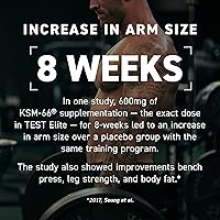 Vista 4 de Kaged Test Elite Cápsulas Sin sabor Potenciador de testosterona Ferodrox Manejo hormonal premium MR-10, KSM-66 Ashwagandha, S7 refuerzo