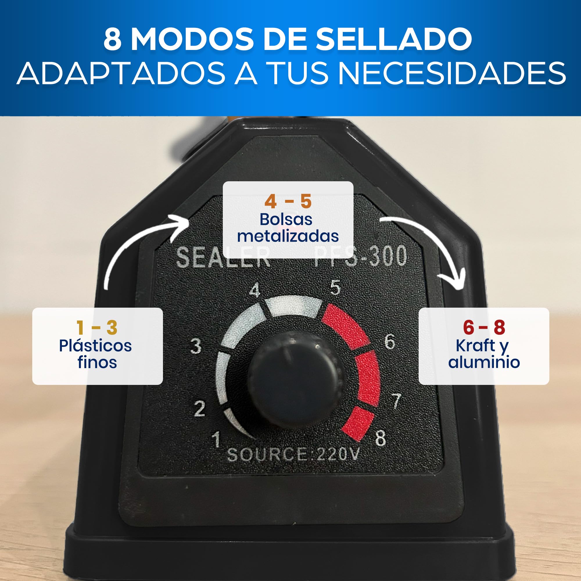 Sellador de Bolsas de Plástico con Cierre Térmico - Máquina Selladora Portátil y Precintadora para Alimentos - Mini Termoselladora Ideal para Cocina, Hogar y Uso Comercial Diario