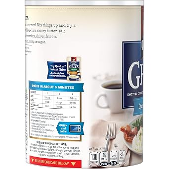 Quaker 5-Minute Grits, 24 oz (2 Pack)