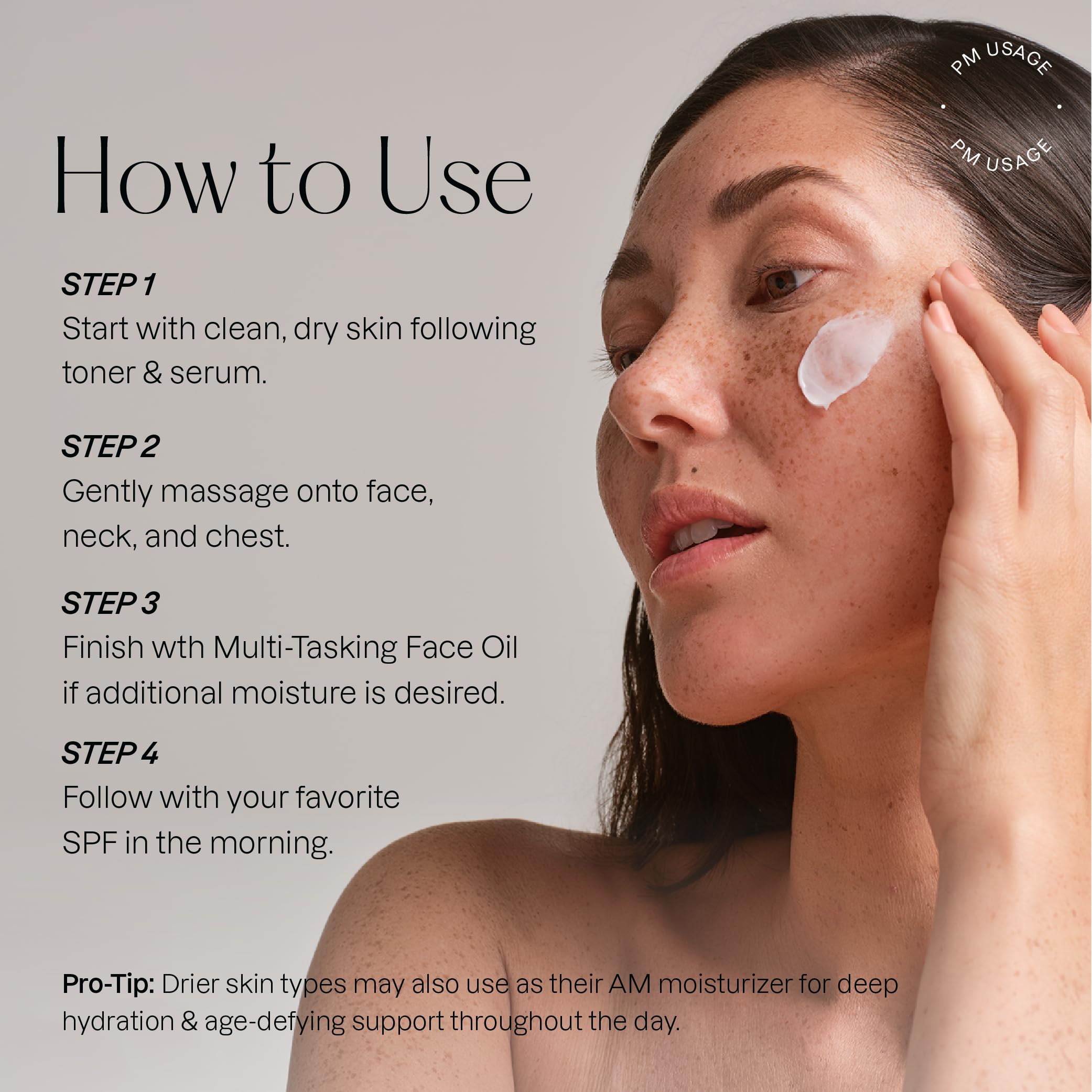 Karuna Lights Out Night Cream - Hydrating Anti-Wrinkle Face Moisturizer