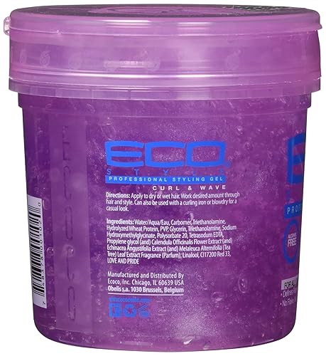 Miniatura 6 de Ecoco Eco Style Gel para el cabello rizo y ondulado fórmula antipicazón sin alcohol sujeción perfecta para lados en ángulo o cónicos ideal para