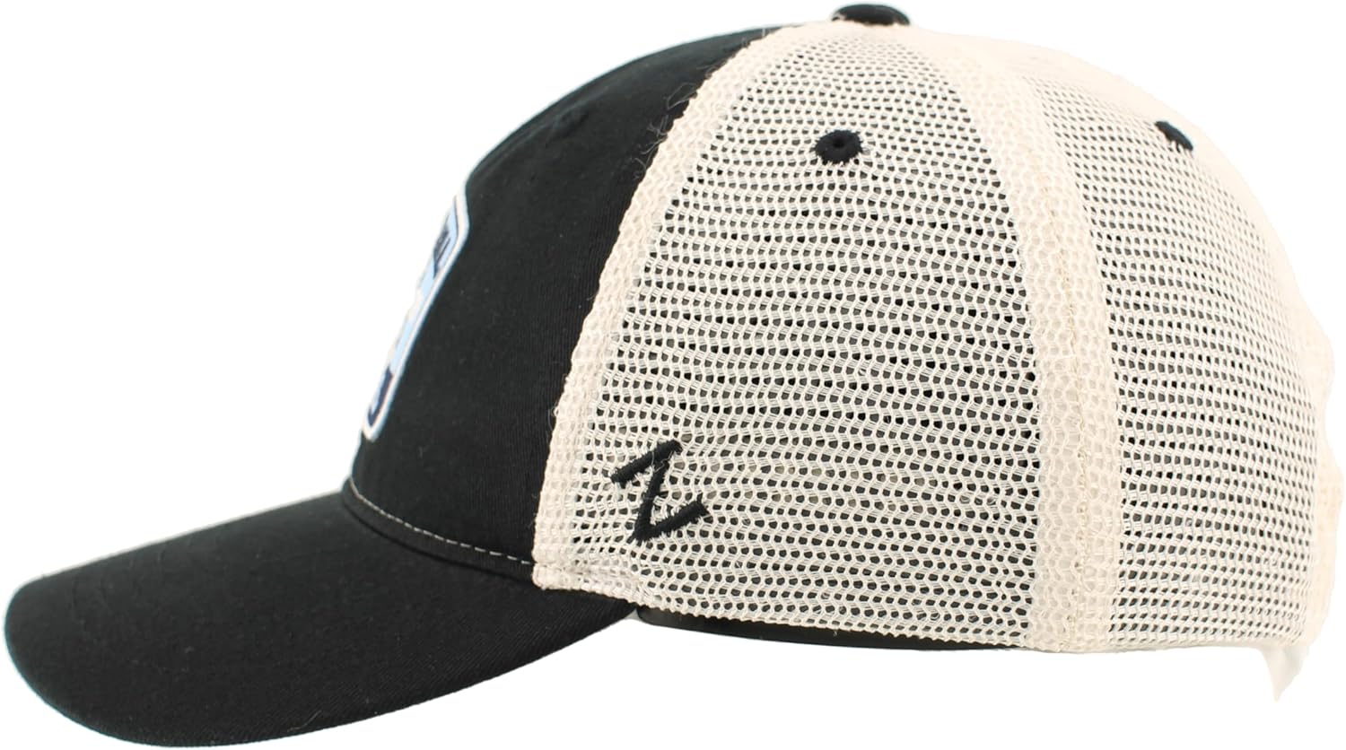 ZHATS Standard NCAA Officially Licensed Hat University Patch Switchback Black, One Size - Image 3