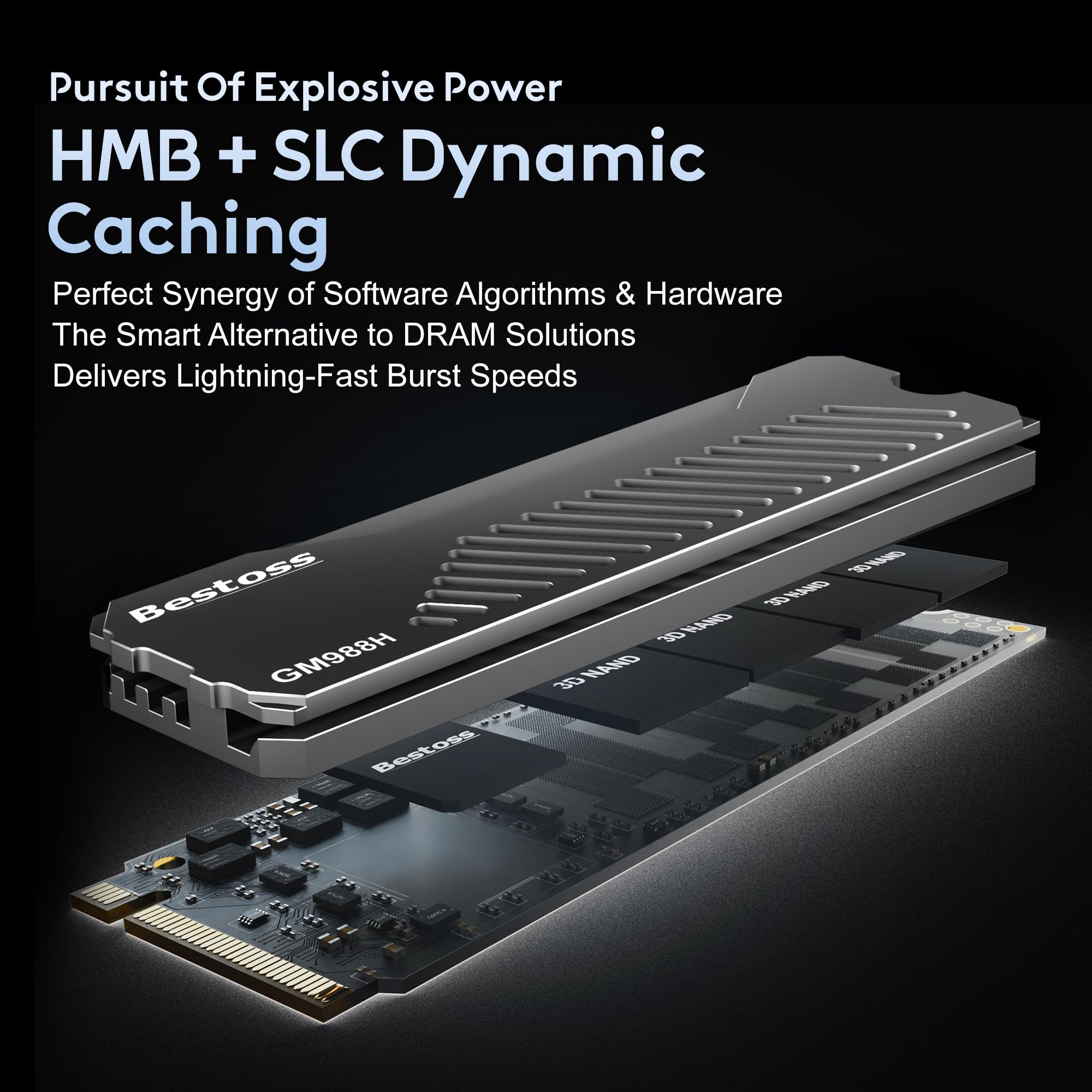 Monster Storage SSD 2TB NVMe PCIe Gen4×4 Amazon.com: 2TB PCIe Gen4 NVMe M.2 2280 SSD with Heatsink, SLC
