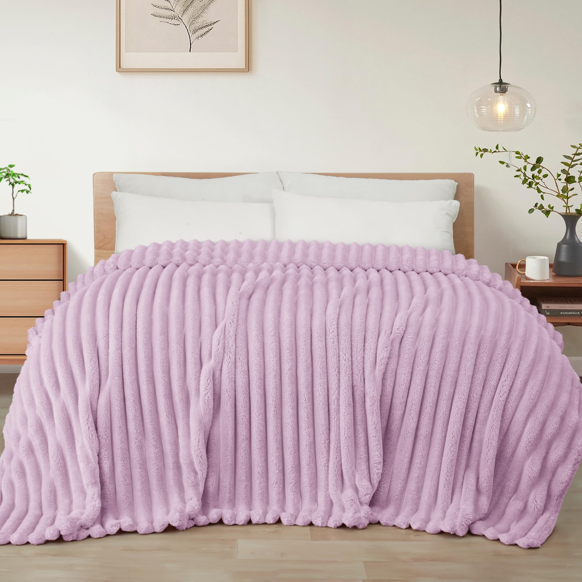 Exclusivo Mezcla Kuscheldecke Flauschig Fleecedecke Flanell Decke, Leichte und Warme Wohndecke Tagesdecke für Ganzjahreszeit