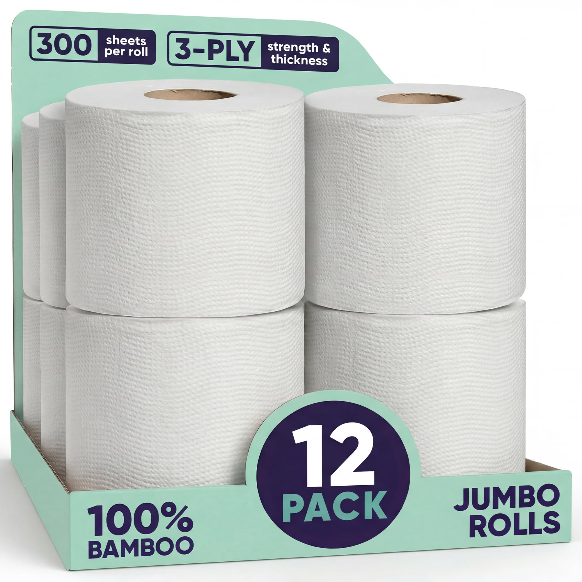 Amazon.com: Save Trees Bamboo Toilet Paper - 12 Rolls Of Organic