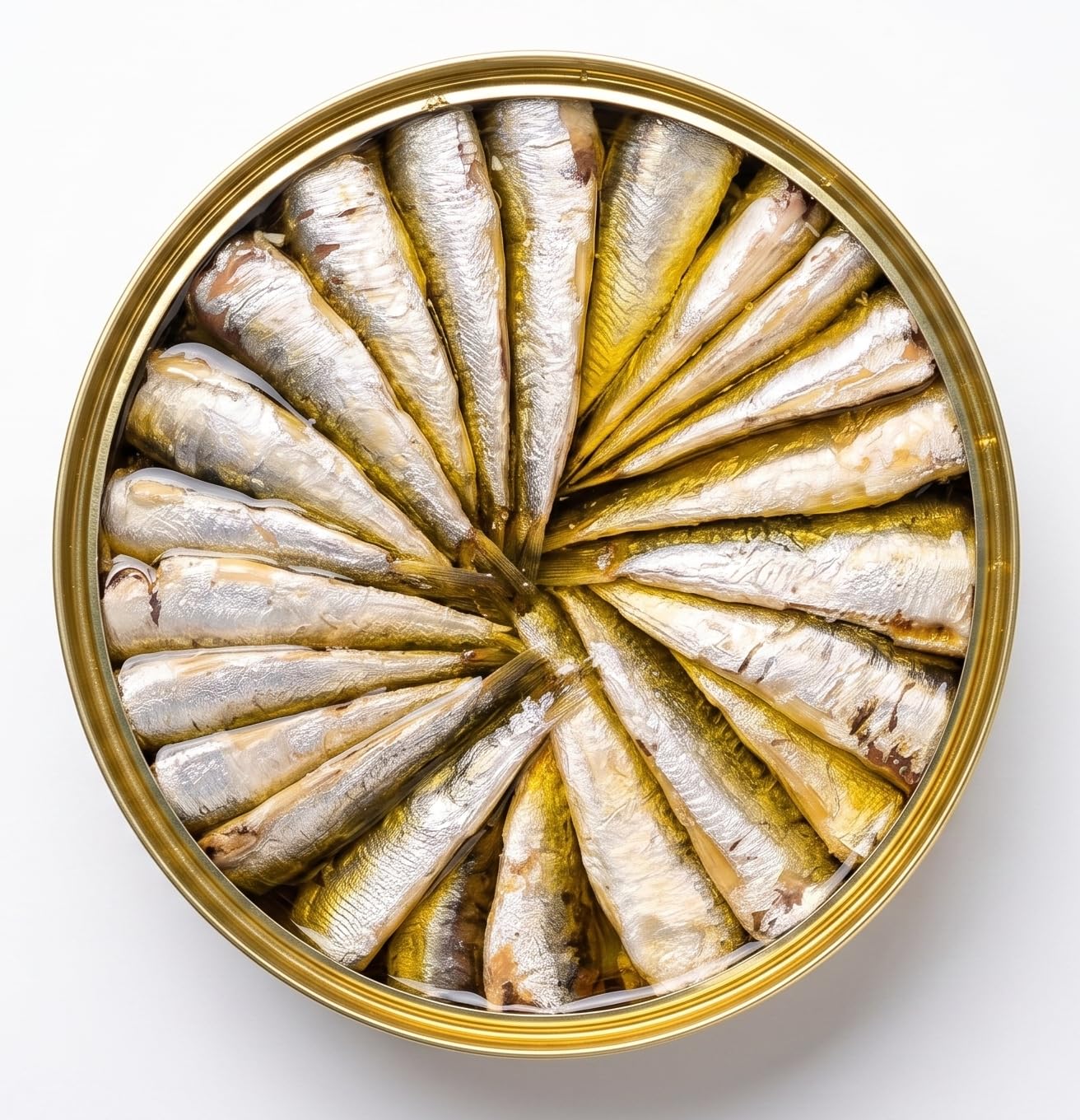 Kleine Sardinen (Sardinillas) in Olivenöl – Conservas Ana María Traditionelle Herstellung aus Santoña (Spanien) – Dose 280ml (Nettogewicht 260g / Abtropfgewicht 180g)