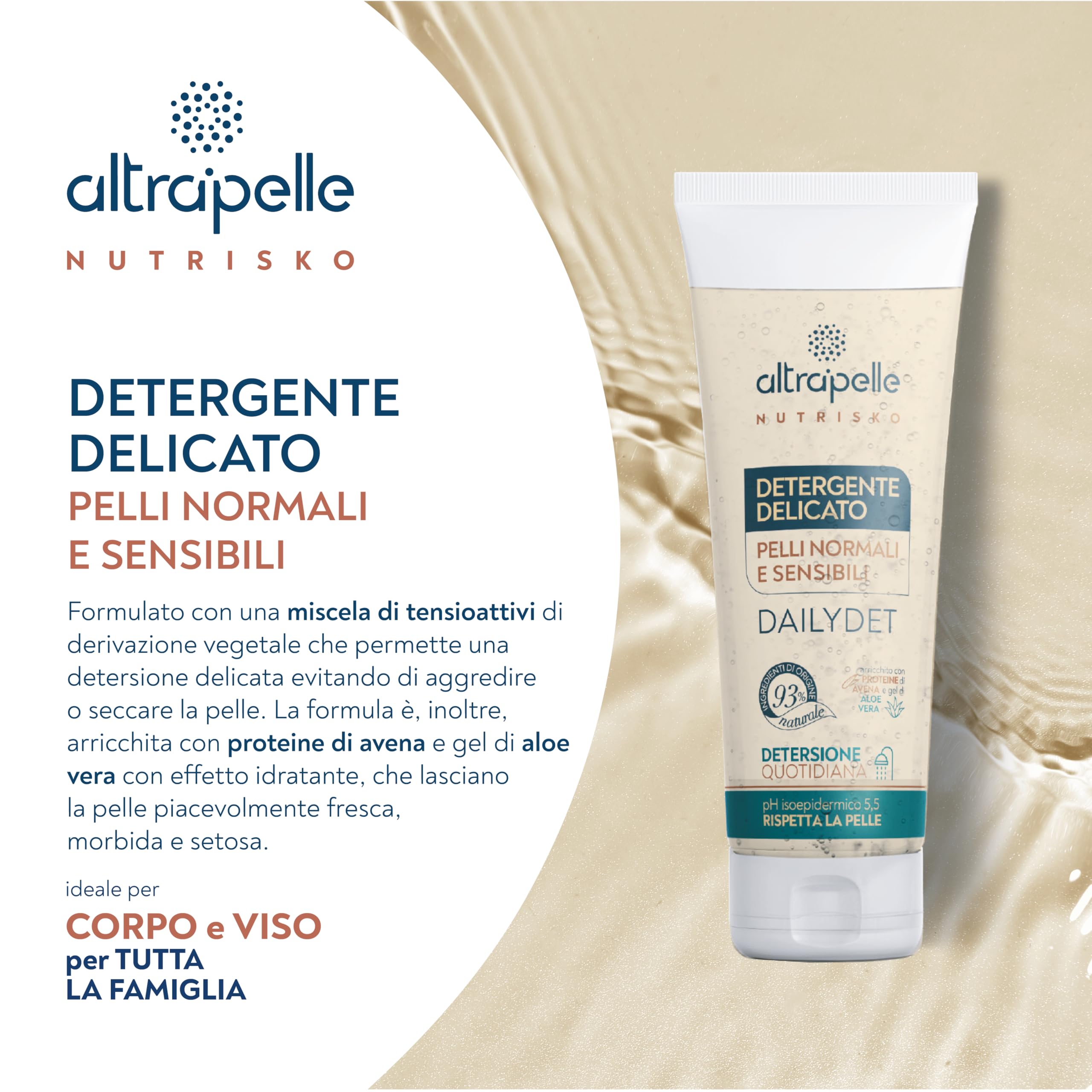 AltraPelle Nutrisko Gentle Cleanser for Normal and Sensitive Skin 250 ml, 250 ml (Pack of 1) - Image 2