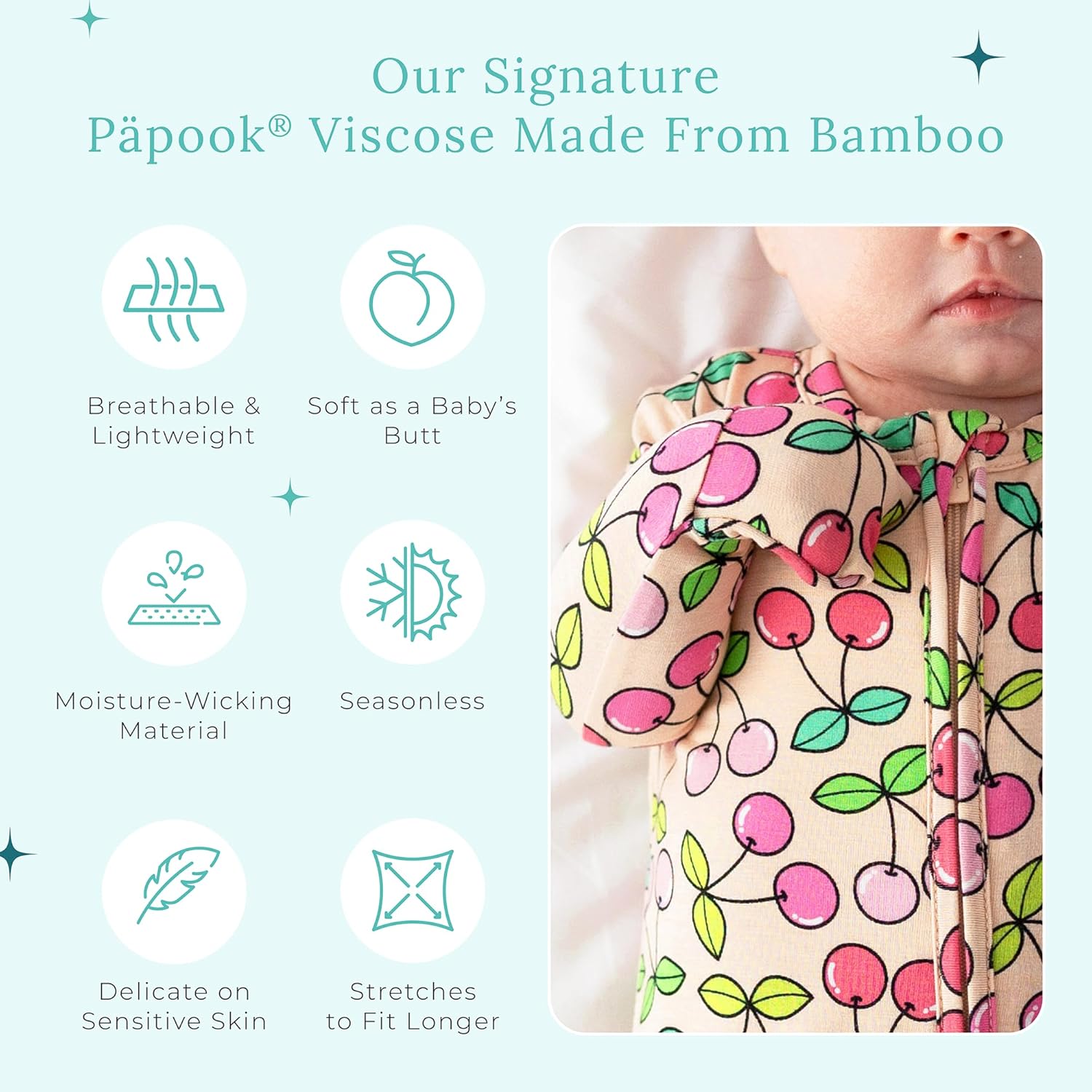 Posh Peanut Convertible Baby Sleepers - Girls Footless Baby Pajamas with 2 Way Zipper for Easy Diaper Changes - Image 6