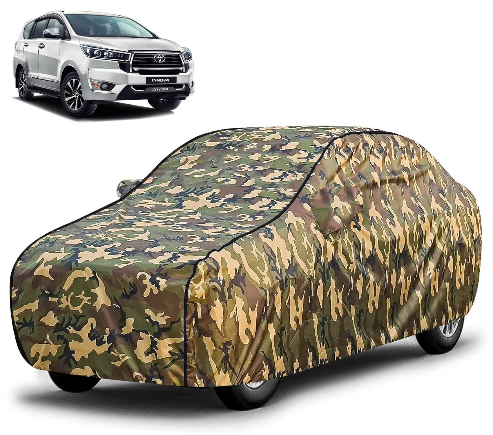 Tata Punch Car Cover - Jungle Print Waterproof -31 Tata Punch Car Cover - Jungle Print Waterproof -31