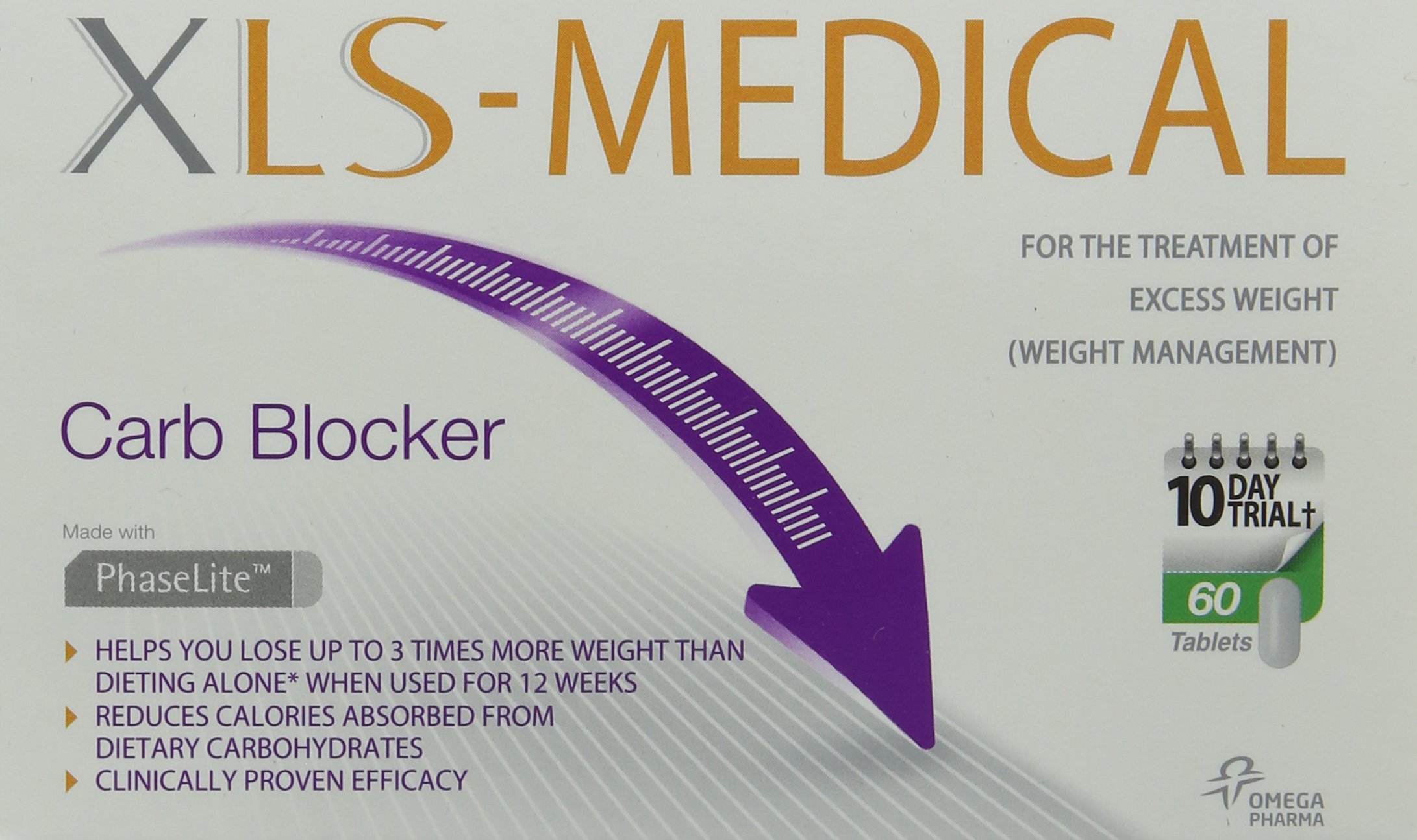 Buy XLS Medical Carb Blocker Aid 10 Day Trial Pack, 60 s Online at
