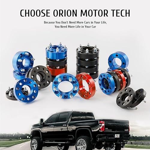 Miniatura 7 de Orion Motor Tech 4 piezas espaciadores de ruedas  adaptadores para Dodge Ram 25003500Ford F250F3508Lug 8x 6.5  8x 165.1 Grosor de 2 pulgadas