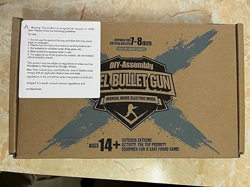 Miniatura 7 de JM X2 - Lanzadores eléctricos de bolas con juguetes de tambor, lanzadores de bolas de salpicaduras con 3 W + bolas de munición y gafas de seguridad,