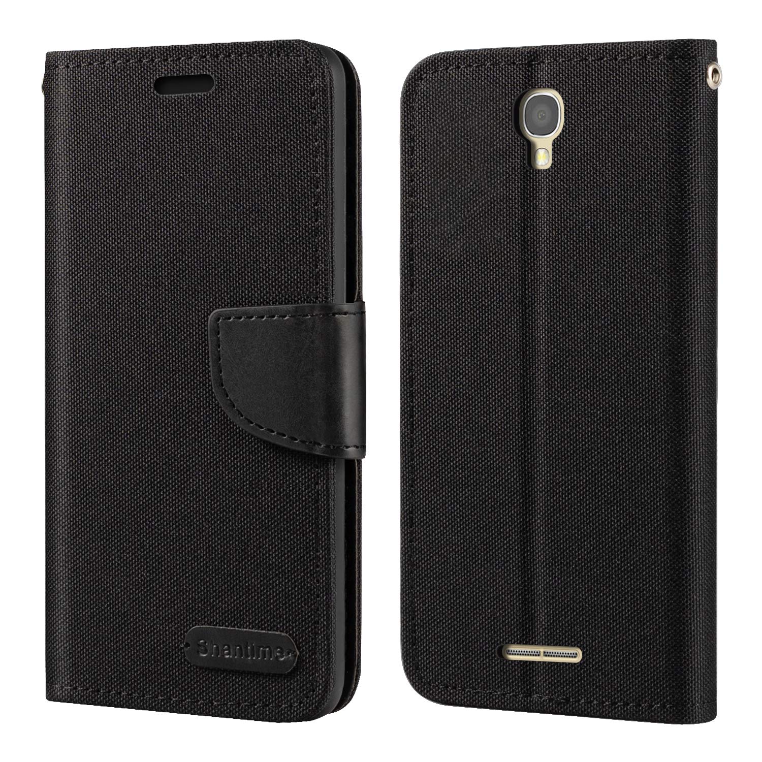 Alcatel One Touch Pop Star 4G 5070X 5070D Case, Oxford Leather Wallet Case with Soft TPU Back Cover Magnet Flip Case for Alcatel One Touch Pop Star 4G 5070X 5070D