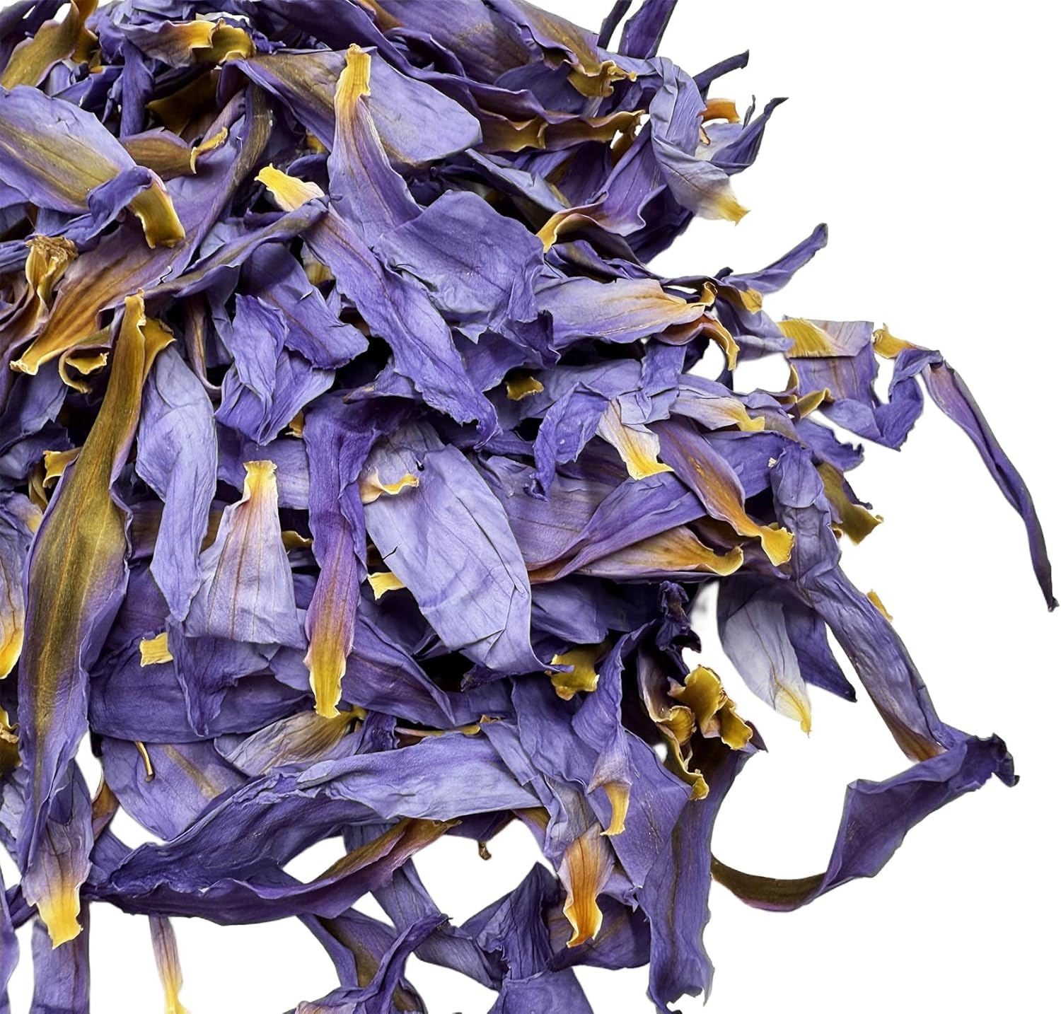 Dried Lotus Petals 10g – Edible Blue Flowers Water Lily for Cake Decorating, Herbal Tea, Cocktails, Desserts, Resin Jewelry, Candle Making, Wax Melts, Pressed Flower Art, Bath Soak & Craft Supplies