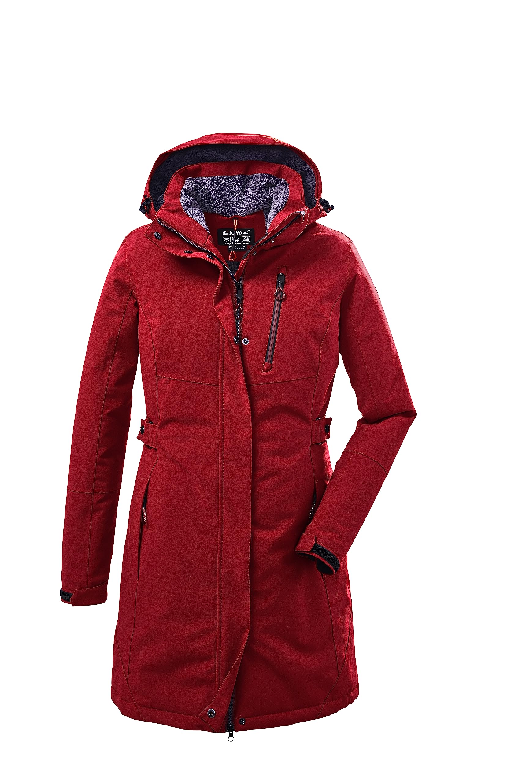 Killtec Damen Parka Funktionsparka mit abzippbarer Kapuze KOW 165 WMN PRK wasserdicht, Winddicht, atmungsaktiv