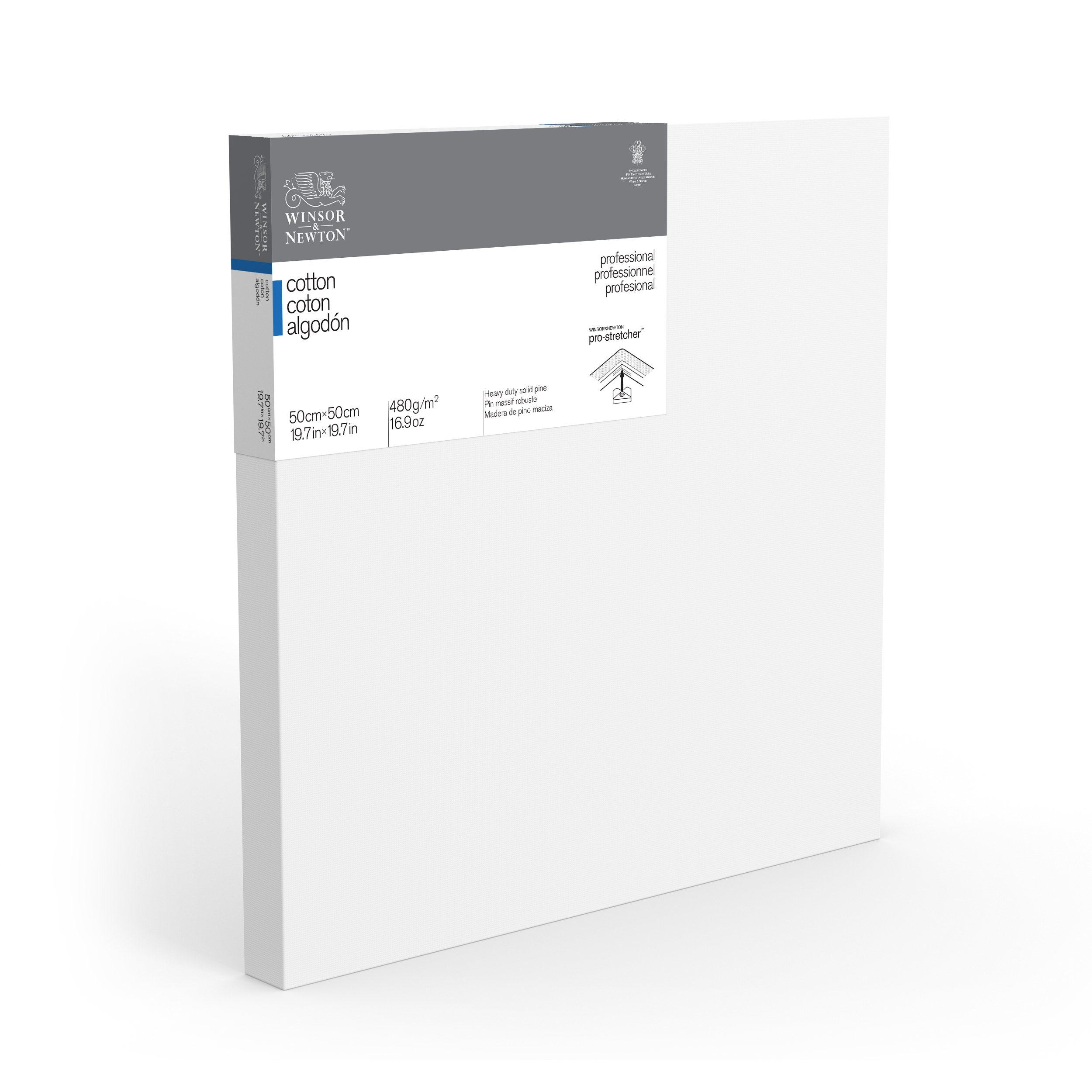 Winsor & Newton 50 x 50 cm Professional Cotton Deep Edge Canvas (Pack of 1)