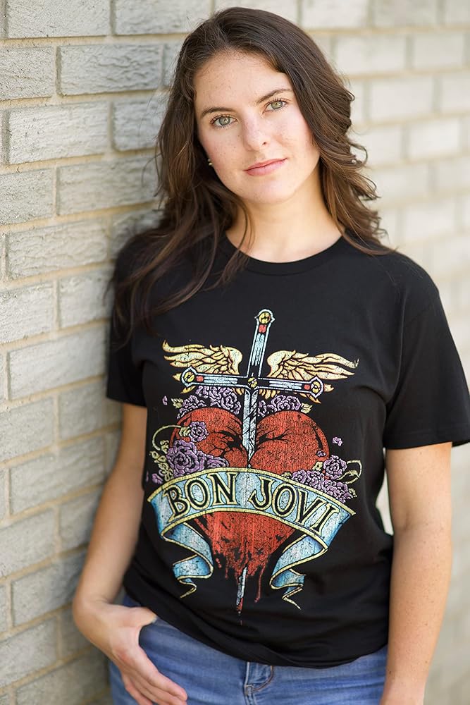 90s Bon Jovi Tシャツ XL greatLAnd original Amazon.com: American Classics Bon Jovi Heart Adult T-Shirt