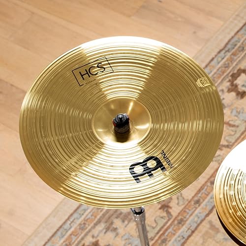 Miniatura 35 de Meinl - Platillo de porcelana de 16 pulgadas - Latón con acabado tradicional HCS para batería, fabricado en Alemania, 2 años de garantía (HCS16CH)