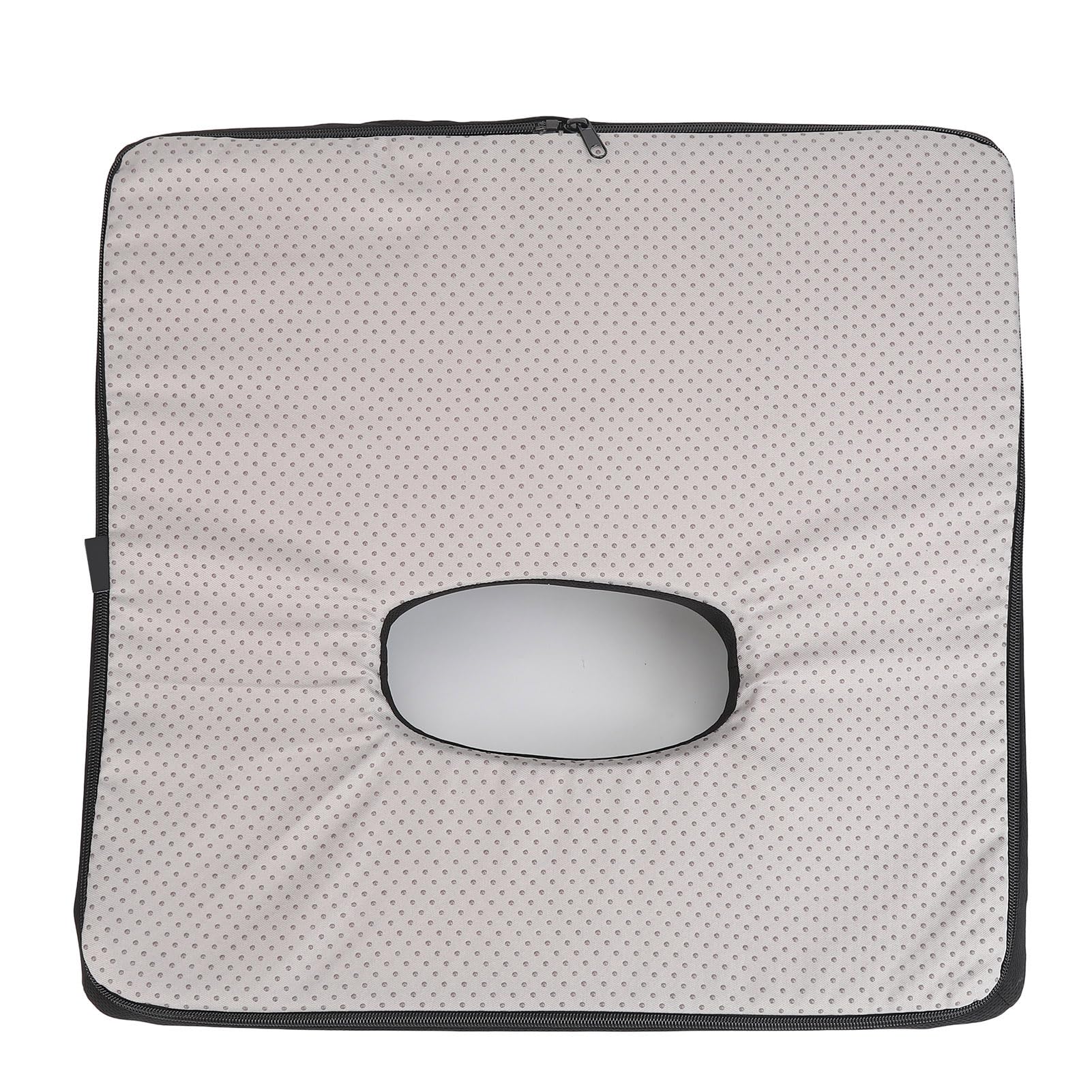Cojín Antiescaras con Soporte para las Piernas, Cojines Transpirables de Espuma Viscoelástica para el Hueso del Trasero, Cojín Antiescaras con Diseño Hueco de Forma Ovalada para Ancianos, Postrados en