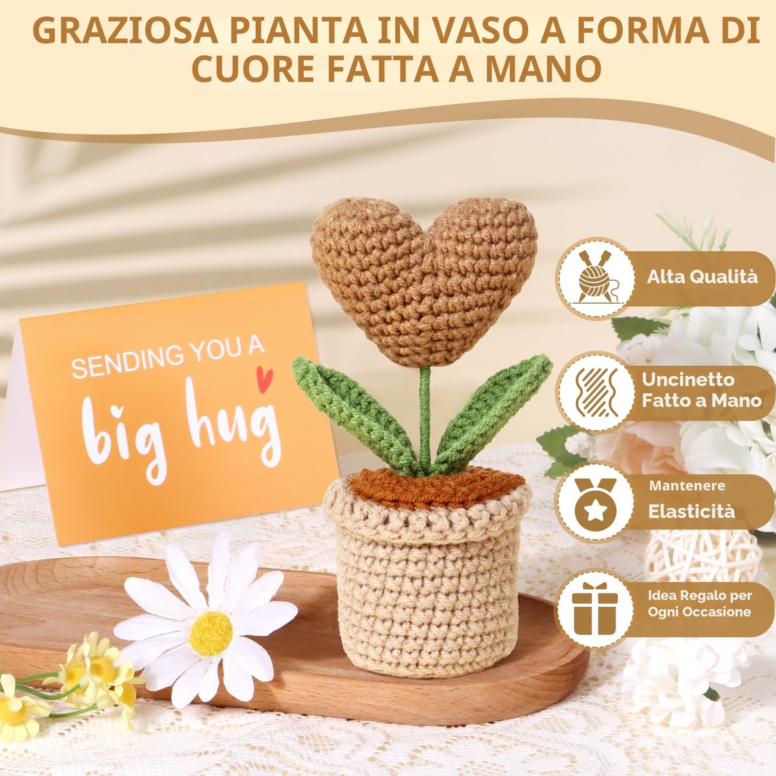 “Hug” Regalo Donna, buoni regali di miglioramento, regalo di compleanno positivo per donne, set regalo di rilassamento per migliore amica, sorella, collegina, Get well soon gift