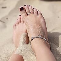 Vista 3 de BoRuo aro para el dedo del pie de plata de ley 925, anillo ajustable hipoalergénico de 2-4 mm Anillo de dedo del pie de 2