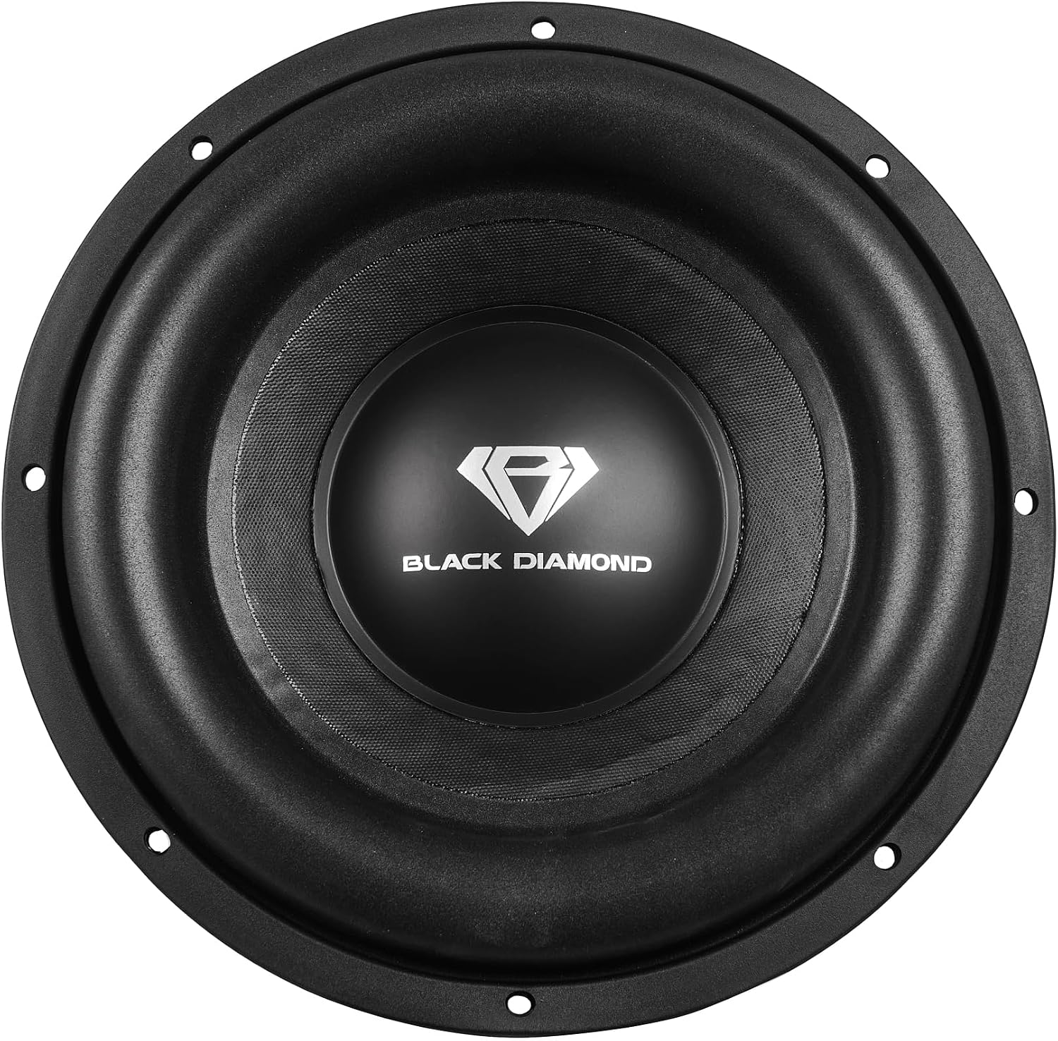 BLACK DIAMOND DIA-R12D4 12" Car Subwoofer 1200W Max (600W RMS) Dual 4+4 Ohm, 2.5" Aluminum Voice Coil, Deep Bass, High Excursion, Car Audio Subwoofer Speaker (Single)