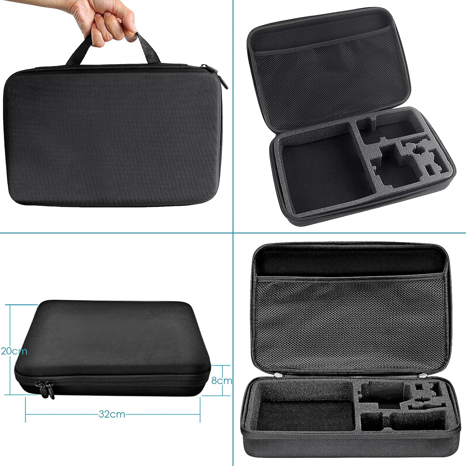 لوازم جانبی دوربین ورزشی Neewer دارای 58 قطعه