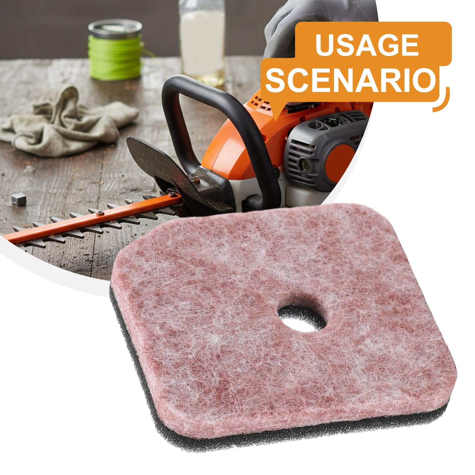 EasyByMall Filtre à air pour taille-haie Stihl HS 81 R, HS 81 RC, HS 81 T, HS 81 TC, HS 82, HS 86 R et HS 86 T - Filtre de rechange