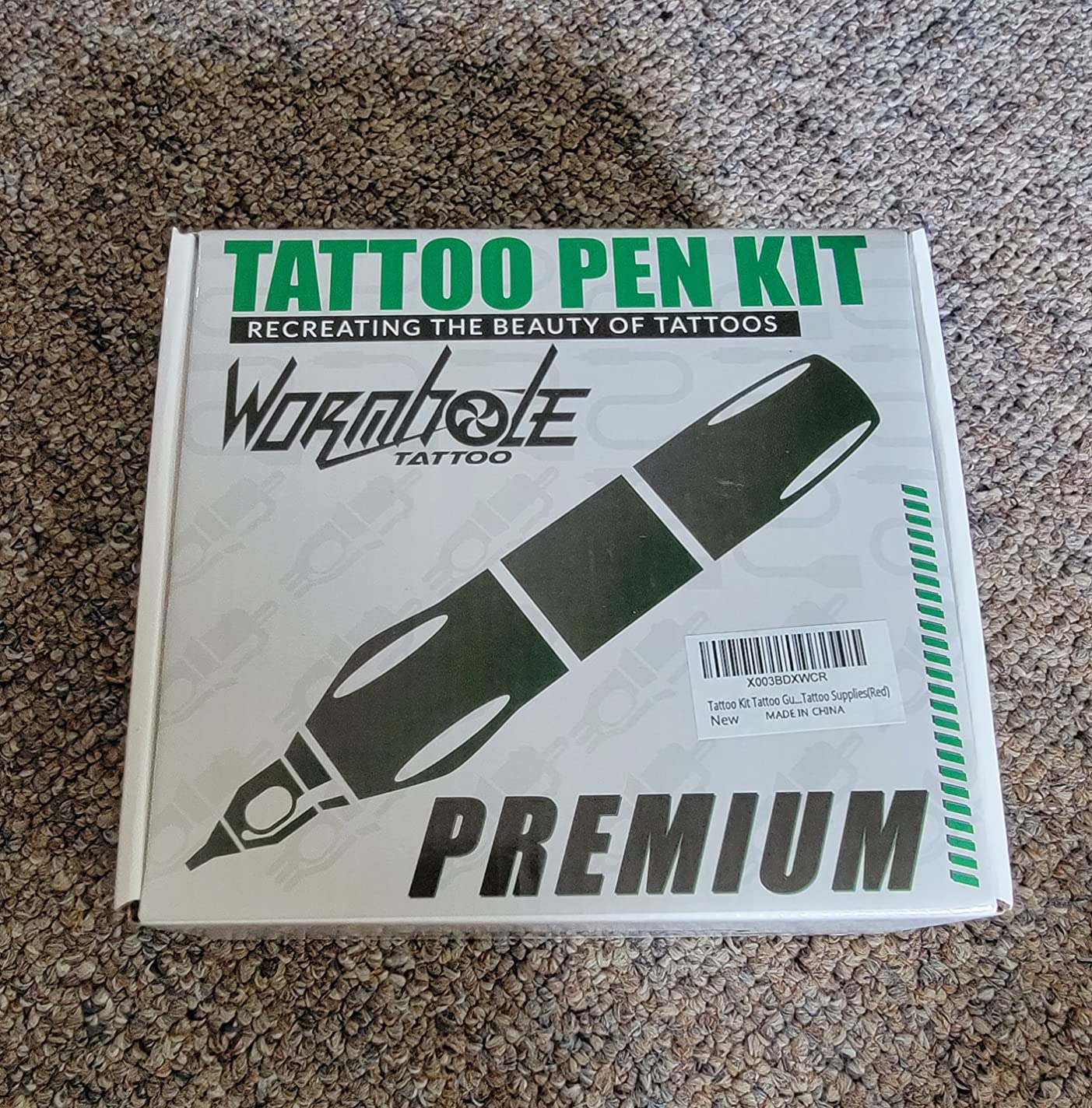 22/mo Finance Tattoo Kit Tattoo Machine Kit for Beginners Cartridge Pen Kit with Tattoo Gun