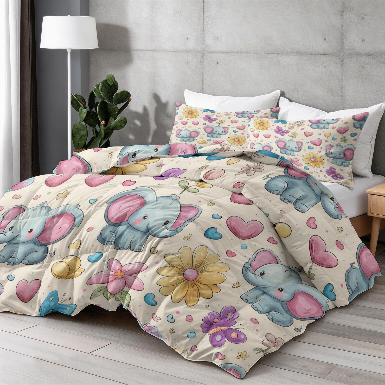 Courtepointe réversible 135x200 boutis beige crème