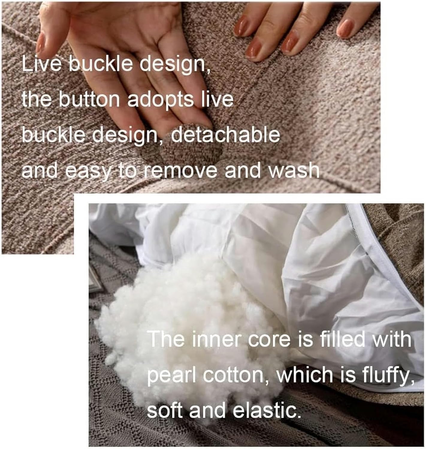 Bedside Cushion Headboard Backrest Reading Cushy Bed Wedge Pillow Bedside Cushion Bolster Backrest Positioning Support Pillow for Sofa Bed ​headboard Cushion Wall Pillow-1