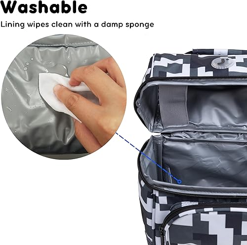 Miniatura 73 de J World New York - Lonchera Corey, Cubos), LB-03 CUBES Cubos,Azul Vid,Crush,Galaxia,Icono Damas,Joy Daisy,Estrellas pequeñas,Jardín secreto,Teñido