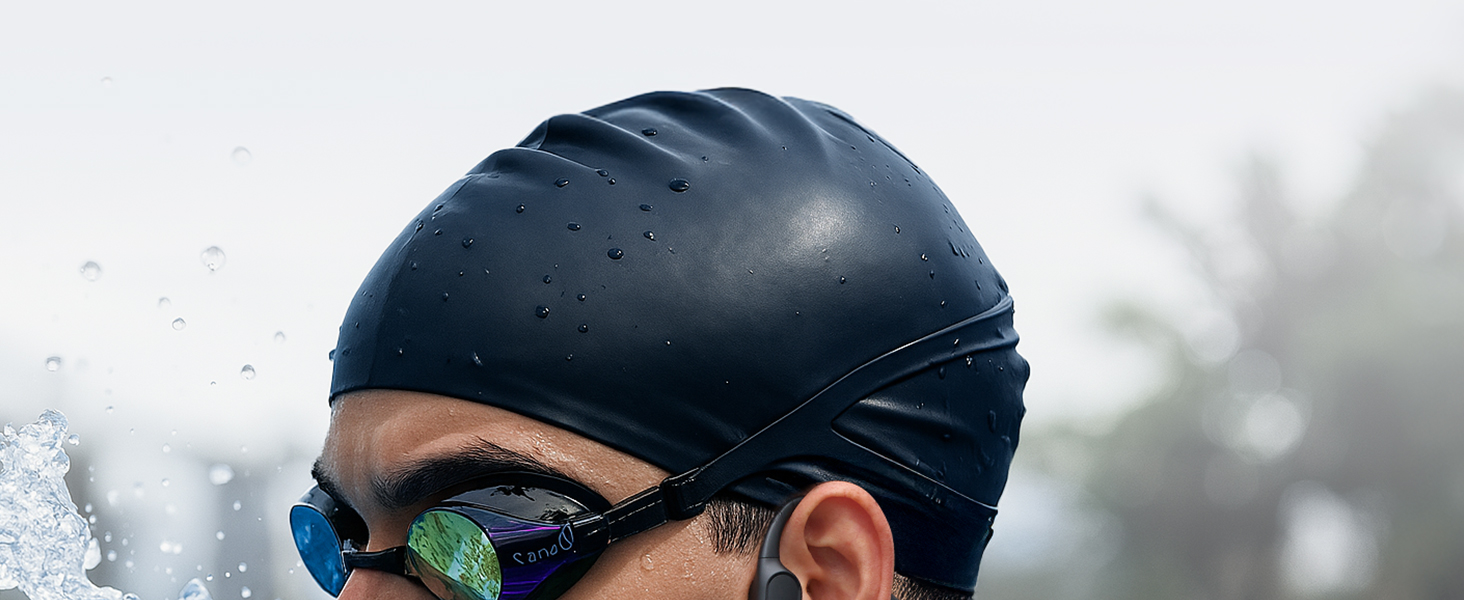 SANAG B33S Swimming Bone Conduction Headphones, IPX8 Waterproof Swimming Swimming Headphones with Wireless Bluetooth, Microphone, 32G MP3 Player, 8 Hours Playback, Swimming Music Earphones, Black SANAG B33S Swimming Bone Conduction Headphones, IPX8 Waterproof Swimming Swimming Headphones with Wireless Bluetooth, Microphone, 32G MP3 Player, 8 Hours Playback, Swimming Music Earphones, Black