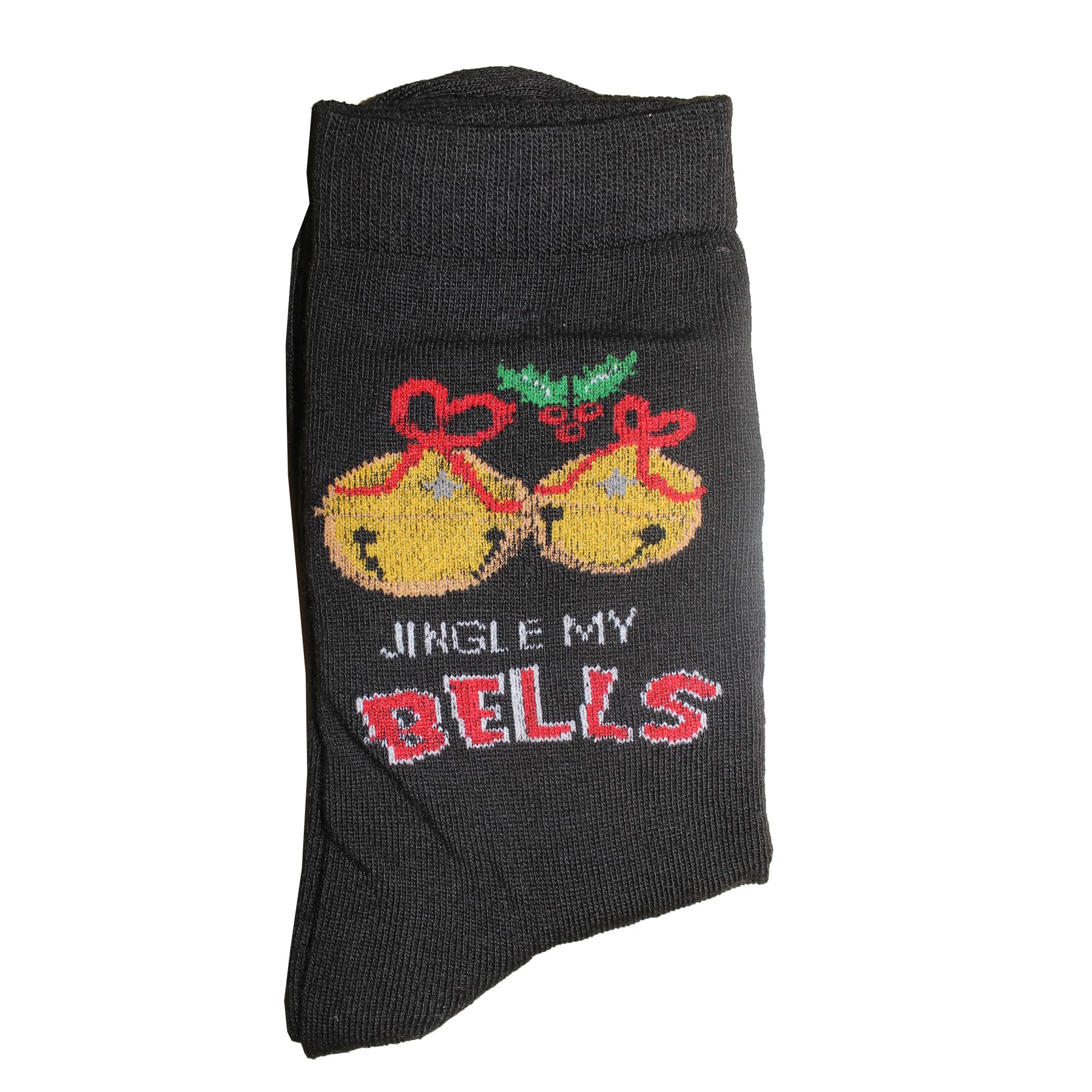 Widdle Gifts Men's Multicolour Novelty Christmas Socks Size 6-10 - Jingle My Bells