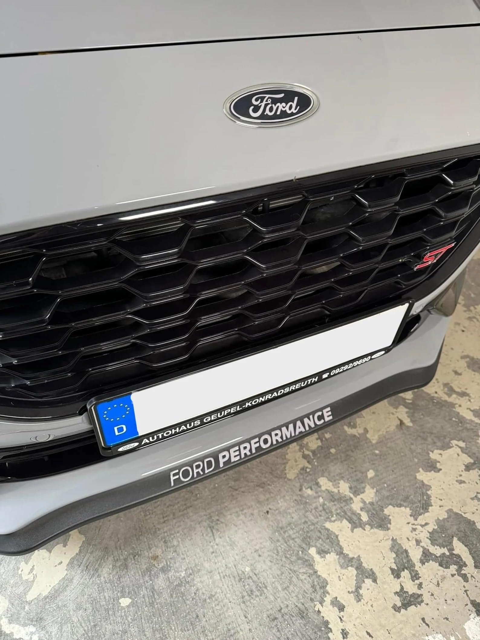 Puma ST Frontspoiler Inlays 3D – passgenaues Set für Ford Puma ST (ab 2020) – Doming Optik – hochwertig, wetterfest & UV-beständig (Ford weiß, Performance rot)