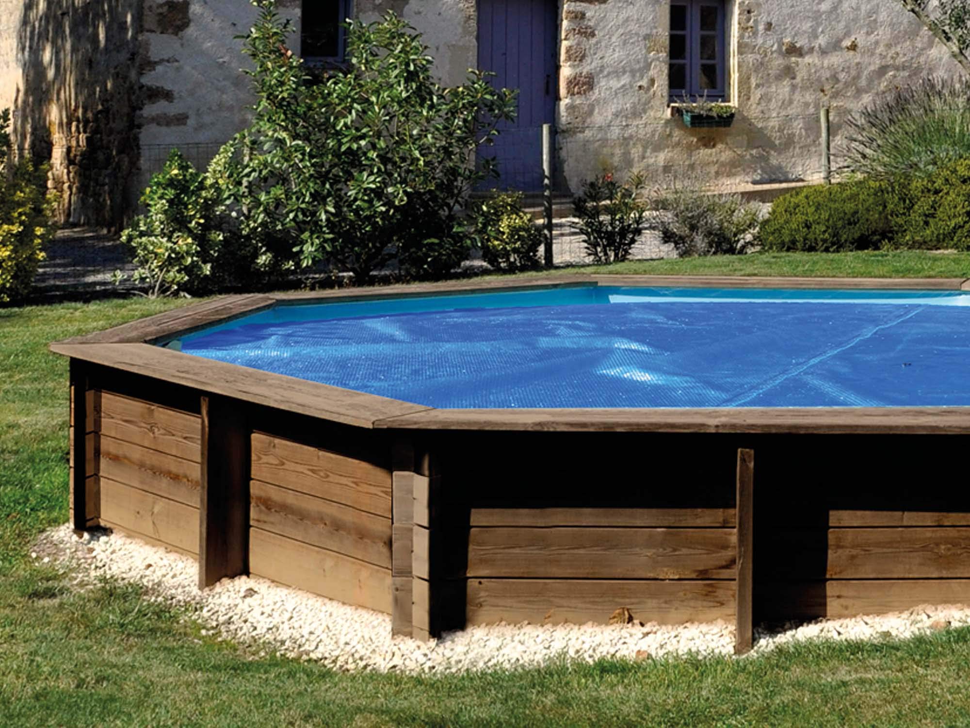 SunBay CUBIERTAS ISOTÉRMICAS - Piscinas Madera Ovaladas 786634 618 x 418 cm