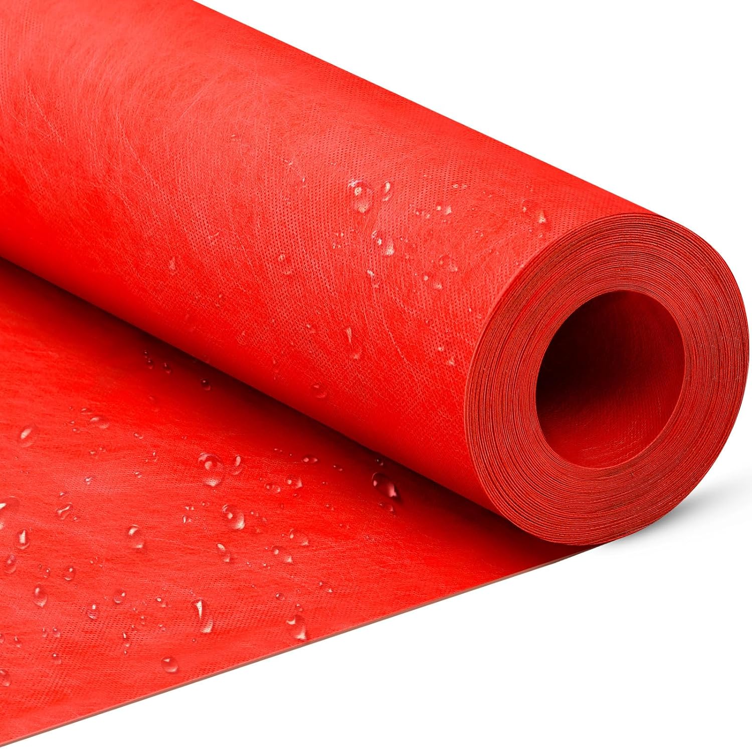 108 Sq ft/ 3.3 x 33 ft Waterproof Membrane for Bathroom Shower, Shower Waterproofing Tile Underlayment Membrane for Sauna Bathroom Walls Polyethylene Fabric Roll