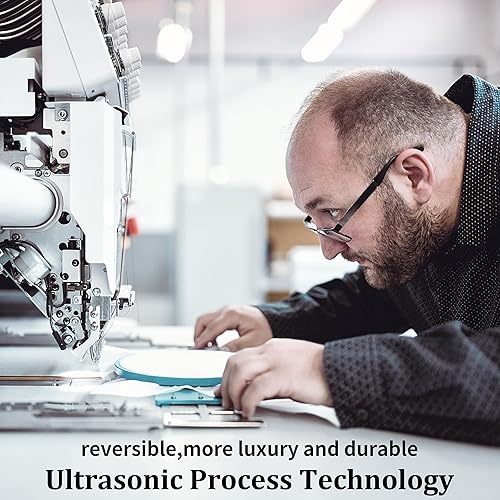 Miniatura 4 de Ousidan Juego de edredón Queen blanco de 3 piezas, colcha reversible ultrasónica de microfibra suave, 1 plumón, 2 fundas de almohada, juego de cama