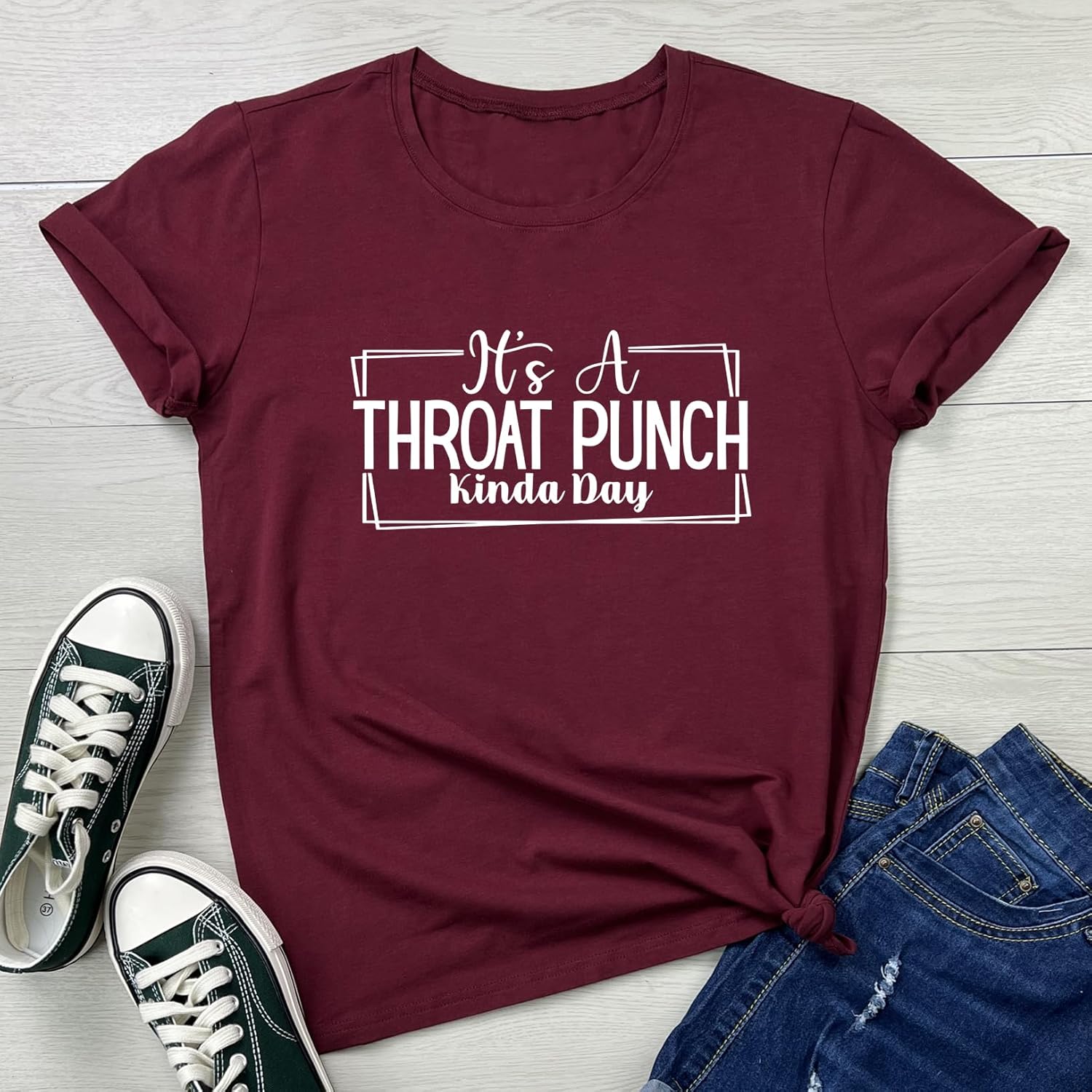 BLACKOO Women Funny Tshirts Graphic Cute Tees - Image 2