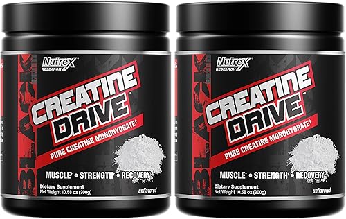 Miniatura 1 de Nutrex Research Polvo monohidrato de creatina ultra puro sin sabor  Polvo de creatina 5G para ganancia muscular, fuerza, resistencia y recuperación