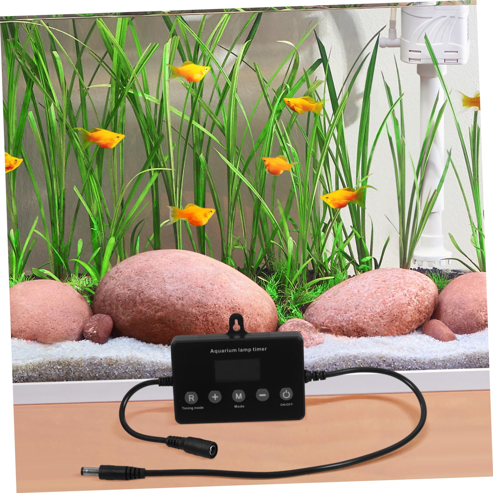 VANZACK 2 Szt. Led Fish Tank Light Dimmer Controller Timer Dimmer Do Akwarium Led Light Controller Lcd Display
