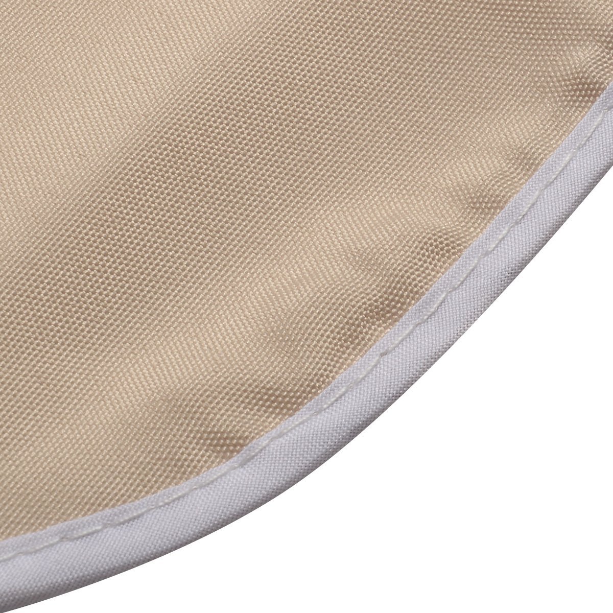 RELAX4LIFE Toit de Rechange pour Balancelle, Toit de Balançoire Toile Épaisse à 160G/M2 Imperméable et Anti-UV en Polyester (191x132CM, Beige)