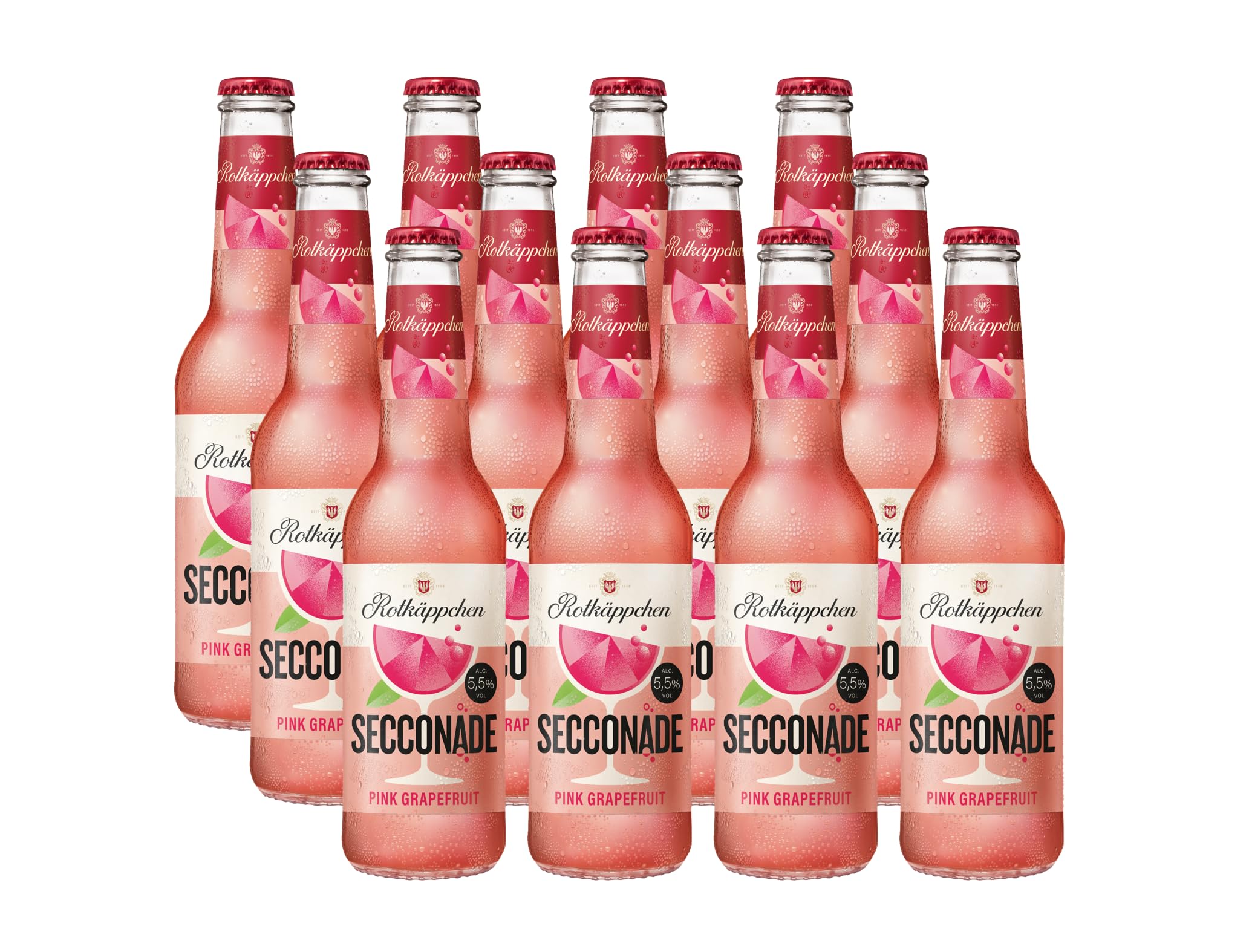Rotkäppchen Secconade Pink Grapefruit (12x 0,33l) – Limonade trifft Secco – Spritzige Frische mit saftiger Grapefruit und elegantem Süße-Bitter-Spiel
