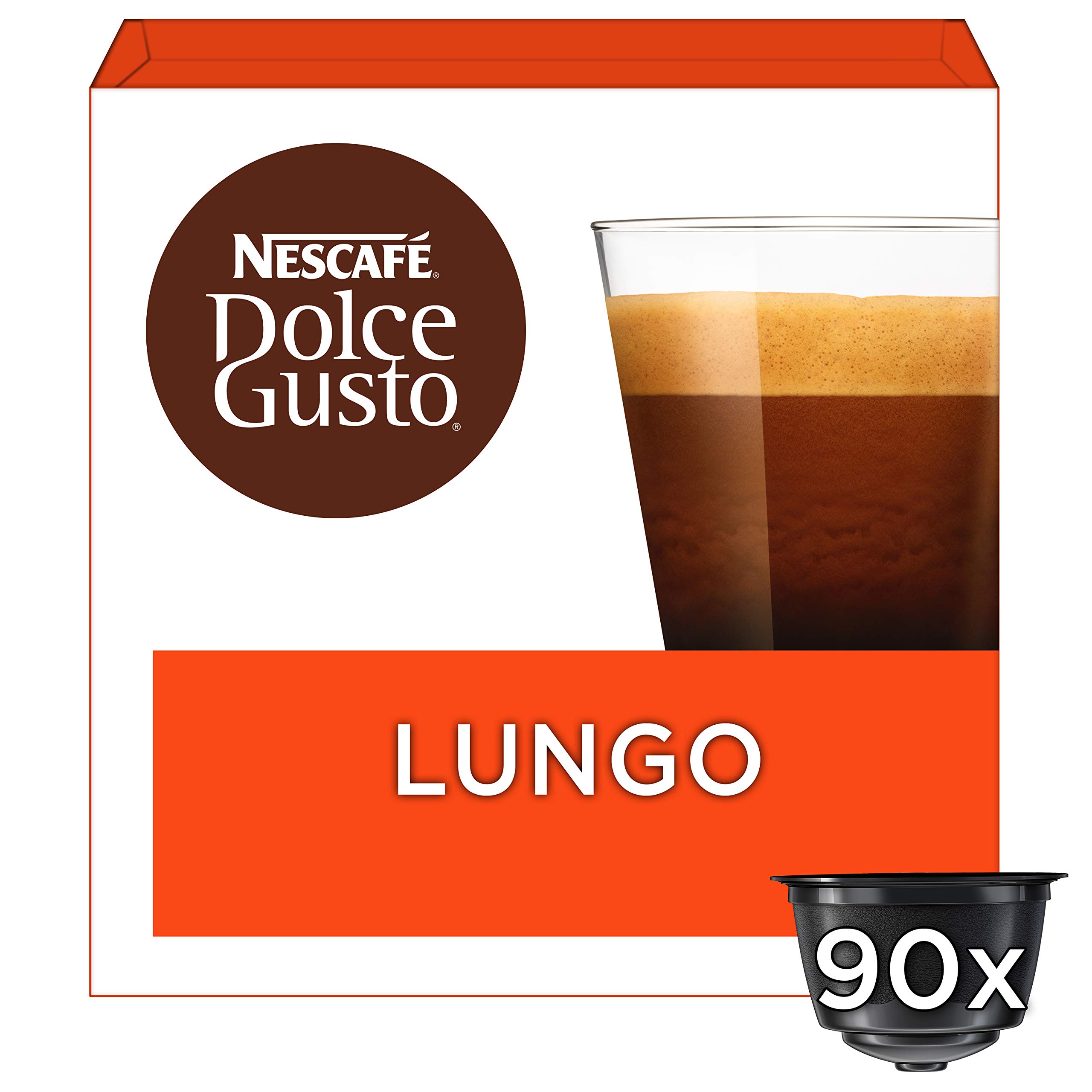 Dolce Gusto Lungo Kapsułki z Kawą, 90 Sztuk