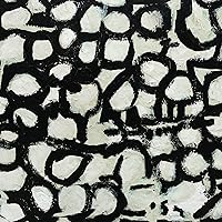 Vista 5 de Demdaco + ArtLifting Original Art - Bandeja pequeña de gres blanco y negro