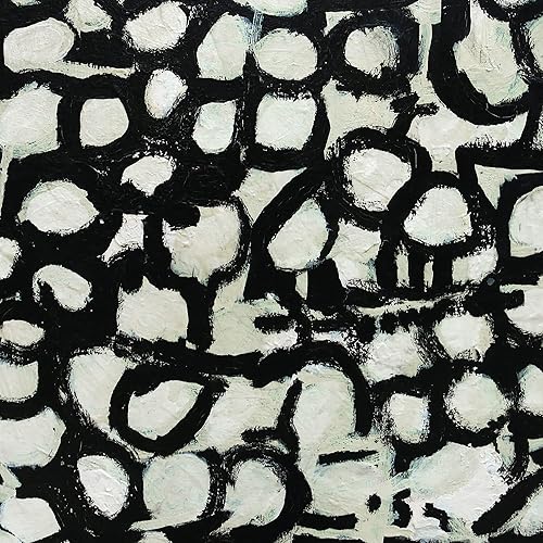 Miniatura 5 de Demdaco + ArtLifting Original Art - Bandeja pequeña de gres blanco y negro